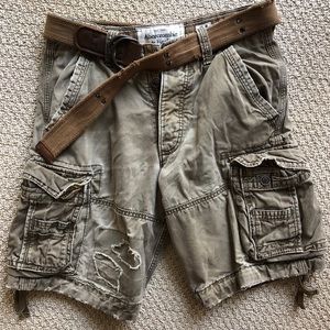 Abercrombie and Fitch Mens Cargo/Utility Shorts